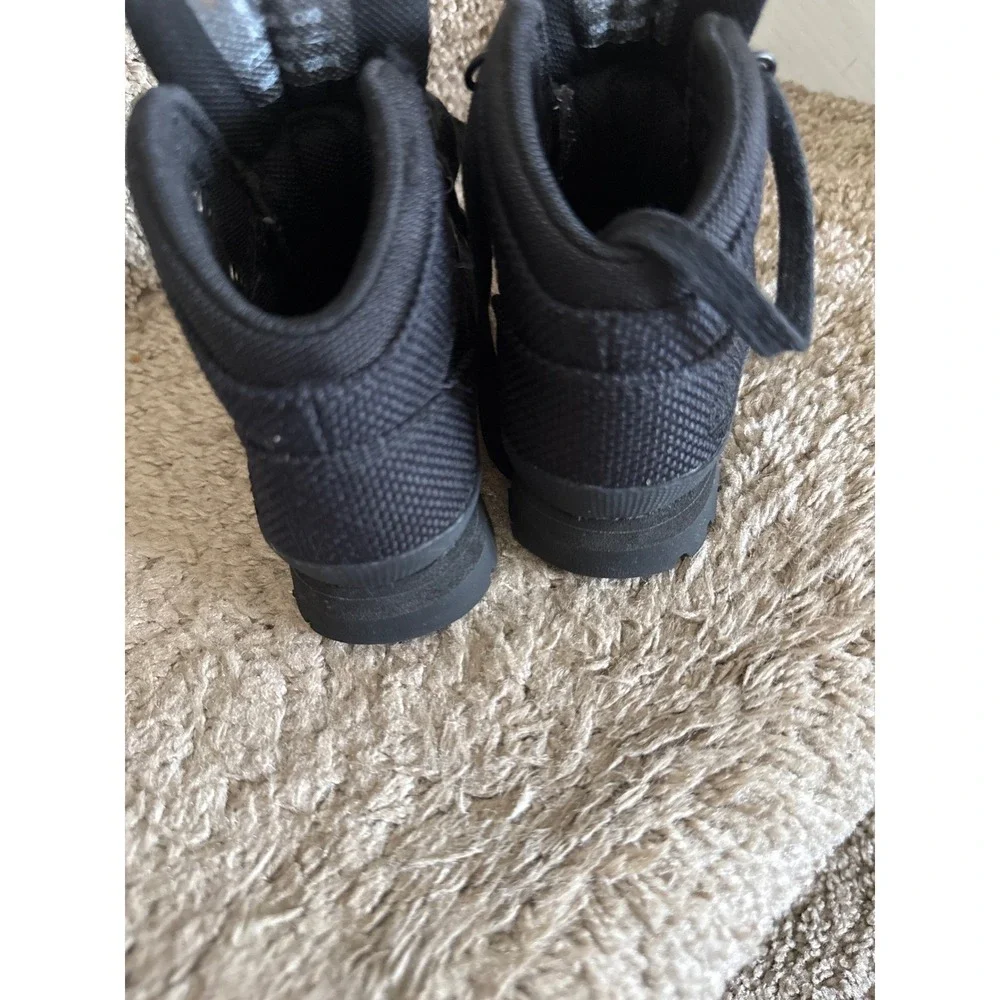 Kids Black Timberland Hiking Boots Waterproof Lace Up Toddler Youth Size 4